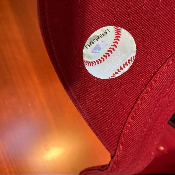 WASHINGTON NATIONALS MLB Baseball Red Stitched Cap Adjustable Belt and Buckle - Picture 12 of 12